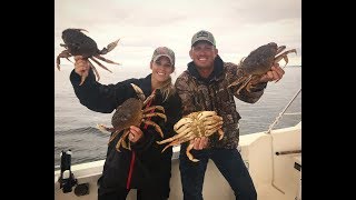 MASSIVE Dungeness CRAB Catch Clean Cook With UNDERWATER VIEW [upl. by Madai]