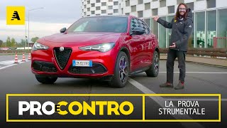 Alfa STELVIO restyling 2023 ne vale ancora la pena  PROVA STRUMENTALE  PRO e CONTRO [upl. by Konopka]