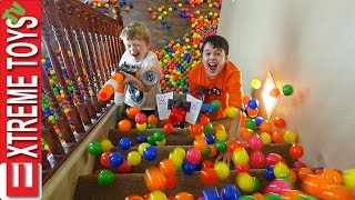 Sneak Attack Squad Training Part 3 Nerf Battle with Ethans Mystery Box [upl. by Anurag]