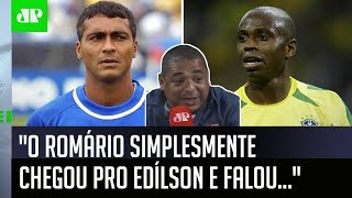 Histórias do Vampeta a RESPOSTA de Romário ao CHILIQUE de Edílson Capetinha [upl. by Yelbmik]