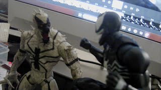 Anti venom vs venom and carnage stop motion [upl. by Pollerd]