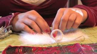 Christmas Crafts  How to Make an Angel Christmas Ornament [upl. by Entirb]