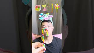 🟠🔴🔵🟣🟡🎧ASMR Colourfulthemed Mukbang  Perfect for Sleepimmersive asmr asmrsounds [upl. by Lewendal]