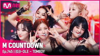 GIDLE  TOMBOY 엠카운트다운 EP745  Mnet 220324 방송 [upl. by Noremmac]