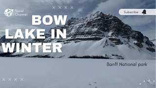 Bow Lake Canada Winter Vlog Icefields parkway In Banff National Park Alberta [upl. by Irap495]