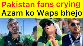 USA Beat Pakistan 🛑 Pak fans crying 😢 over heavy loss vs USA in ICC T20 World Cup 2024 [upl. by Eednarb]