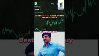 Fundamentally Strong Stocks Under Rs 100  stockmarket reels trading motivation stocktrading [upl. by Neelehtak]