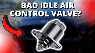 SYMPTOMS OF A BAD IDLE AIR CONTROL VALVE [upl. by Iel]