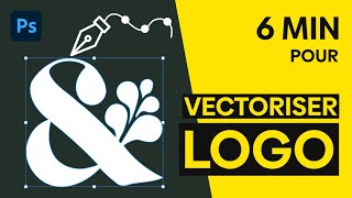 Tuto Vectoriser un logo sur PhotoShop [upl. by Eiznyl]