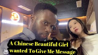 A Chinese beautiful girl gave a black man messagechinesechinagirltravelmassageblackvloglove [upl. by Enyal]