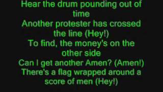 Green Day  Holiday with lyrics [upl. by Sigsmond548]