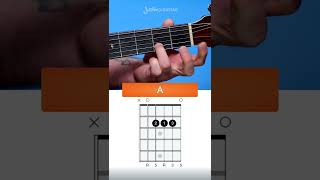 How to play the A Chord on Guitar its so easy Shorts [upl. by Nnylak784]