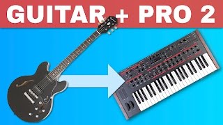 DSI PRO 2  EPIPHONE ES339 PRO  GUITAR THROUGH SYNTH  Will They Pair Ep12 [upl. by Entroc]