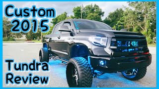 Lifted Tundra on 26x14 truck review squatted trucks lifted trucks sema trucks [upl. by Finzer]