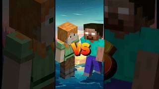 Alex vs Herobrine  minecraft Herobrine shorts [upl. by Durware64]