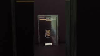 Argor Heraeus 1 Gram Gold Bar UNBOXING [upl. by Nahttam461]