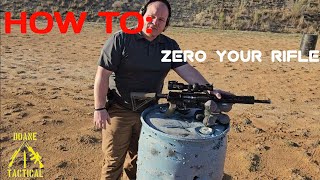 How To Zero Your AR 15 LPVO [upl. by Ainival]