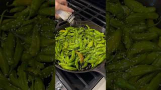 The best shishito peppers 🤌🏼 sidedish asmr [upl. by Notsirt547]