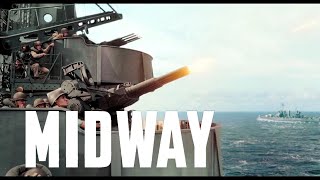 Midway  US Marshall Under Attack  Movie Clip [upl. by Kcered519]