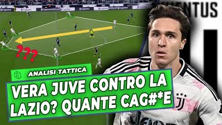 VERA JUVE CONTRO LA LAZIO  2  0   QUANTE CAG°E   Analisi Tattica [upl. by Lednar]