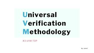 UVM Simplified 3 UVM TOP [upl. by Imorej714]