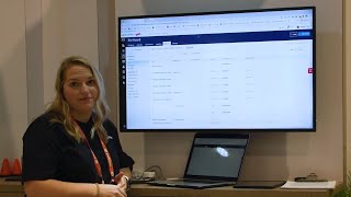 Demoing Building Connected Bid Board Reporting at World of Concrete 2022 [upl. by Allenad]
