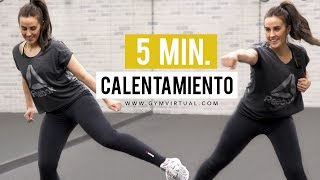 5 minutos de calentamiento  Cardio suave perfecto para antes de entrenar [upl. by Carena788]