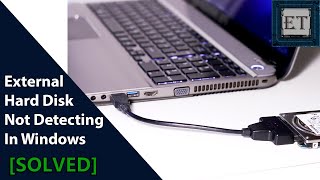 How To Fix External Hard Disk Not Detecting In Windows No Drive Letter [upl. by Ailalue96]