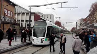 Prolongement du tramway T3b à la Porte dAsnières [upl. by Lennaj]