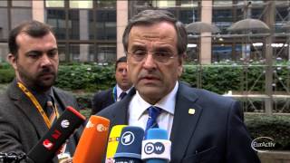 Samaras We must tackle illegal immigration in EU [upl. by Craven]