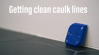 Clean caulk lines with caulking tool [upl. by Maureen]