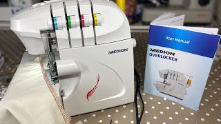 How to Thread your Overlocker  Aldi Medion sewwithabi overlocker [upl. by Andaira]