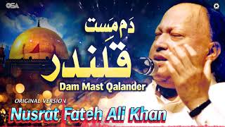 Dam Mast Qalandar  Nusrat Fateh Ali Khan  Official Original Version  OSA Islamic [upl. by Elleinahc]