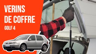 Changer les vérins de coffre Golf 4 🚗 [upl. by Ranie]