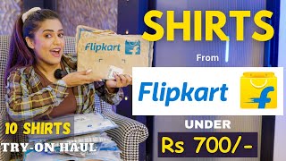 All new FLIPKART SHIRTS Haul 👔  Formal Casual  Stylish  Tryon  Honest Review  gimaashi [upl. by Rockefeller]