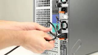 Dell PowerEdge 13G Tower Servers Remove and Install PSU [upl. by Norod607]