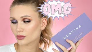 NORVINA PALETTE 😱  2 LOOKS  REVIEW  Neue Anastasia Beverly Hills Eyeshadow Palette [upl. by Root865]