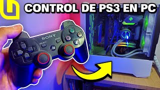 ¿CÓMO CONECTAR el MANDO de PS3 a tu PC GAMER 🤔 Bluetooth y Cable [upl. by Esbensen]