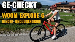 GECHECKT woom EXPLORE 6  Kinder und Jugendbike [upl. by Shear986]