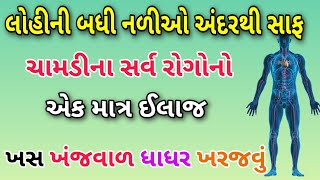 લોહીની બધી નળીઓ અંદરથી સાફ કરે અને ચામડીના સર્વ રોગ મટાડે  skin problem solution [upl. by Anitsud]