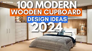 2024s Top 100 Wooden Cupboard Designs for Small Bedrooms [upl. by Kcerred]