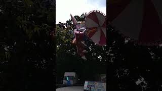 Sky Diver Paratrooper ride Witham neals funfair [upl. by Nogem]