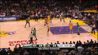 Boston Celtics  Los Angeles Lakers  Kobe Is A One Man Show 13011 [upl. by Mia]