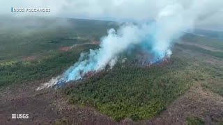 Kilauea eruption resumes no threat to homes or life according to USGS [upl. by Keviv]