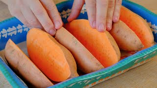 Incredible This is how my grandmother cooks sweet potatoes Delicious sweet potato recipe Vegan [upl. by Pepi948]