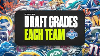 2024 NFL Team Draft Grades handed out across all 8 divisions  CBS Sports [upl. by Nosyaj]