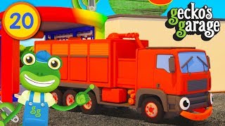 Hide and Seek Trucks  Learn Colours For Children  Geckos Garage  Educational Videos For Toddlers [upl. by Yung]