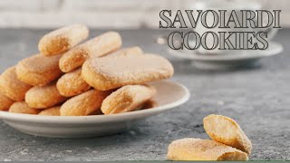 Savoiardi cookies  Savor the Fluffiness Homemade Lady Fingers Recipe [upl. by Kovacev]