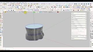 tuto sketchup creation dune nappe avec plugin curviloft [upl. by Alicia]