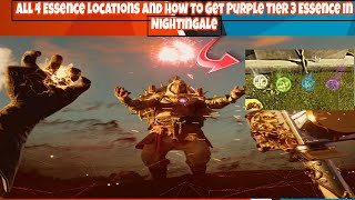 All 4 Essence locations and how to Get Purple Tier 3 Essence in Nightingale [upl. by Chemosh]